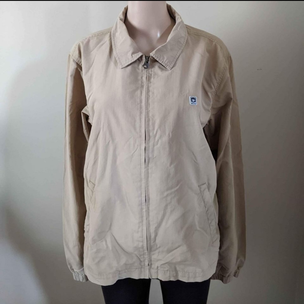 Obey zip up jacket, size large
